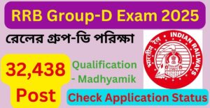 RRB Group D Application Status 2025