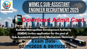WBMSC Sub-Assistant Engineer 2025