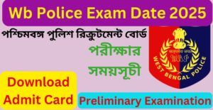 Wb Police Exam Date 2025